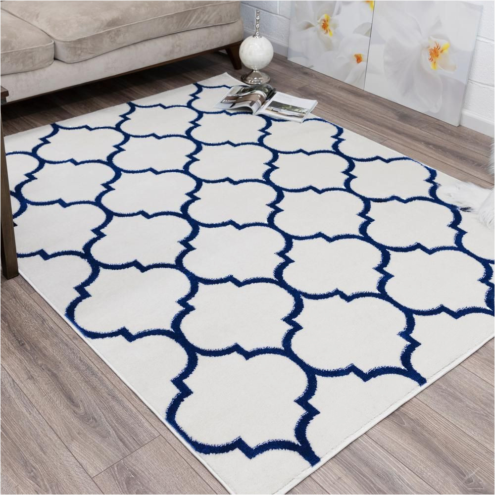 Ottomanson Royal Collection Contemporary Moroccan Trellis Design area Rug Pin On Living Room