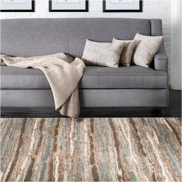 Shoreline area Rug Home Depot Home Decorators Collection Shoreline Multi 8 Ft. X 10 Ft. Striped …