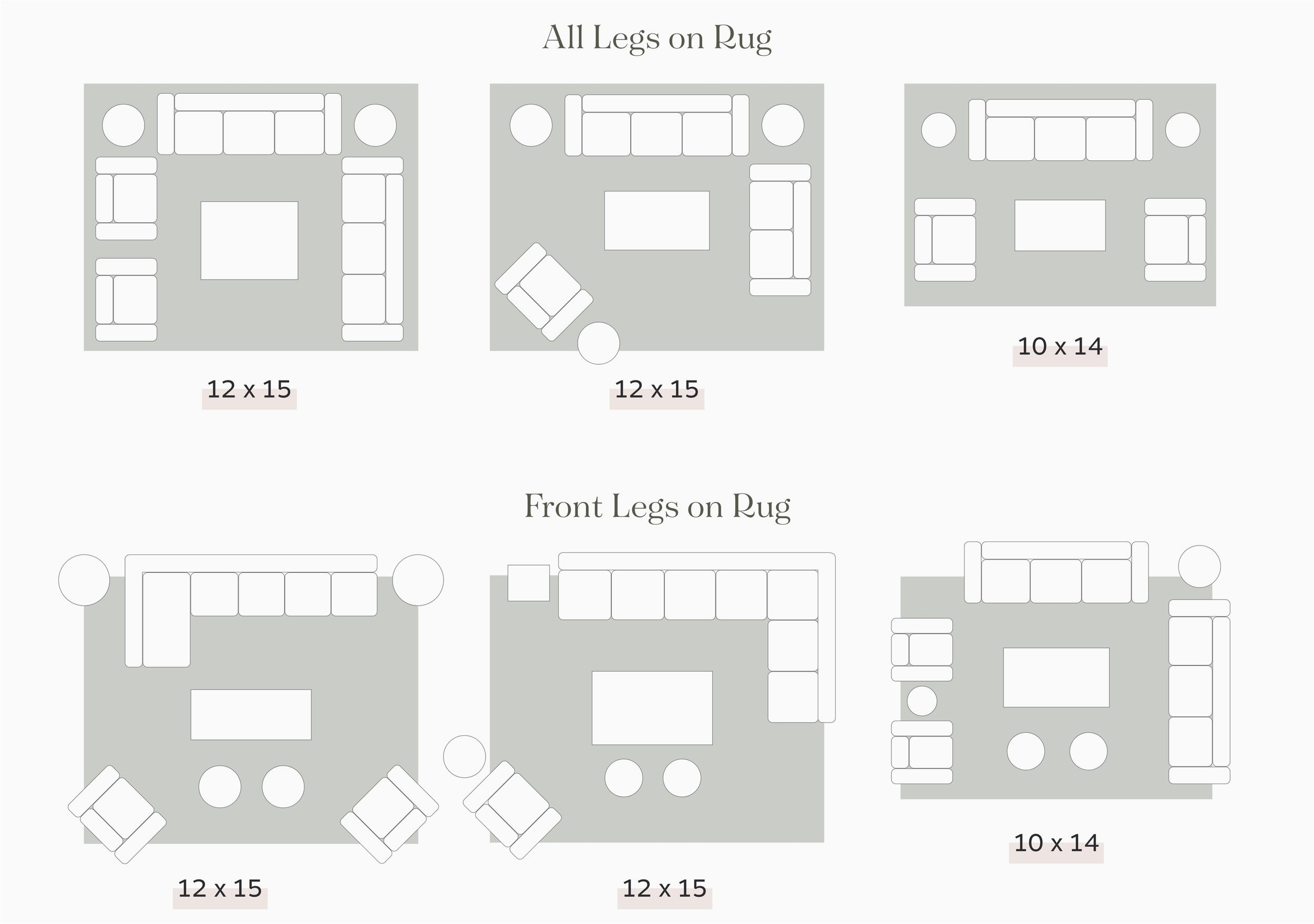 Area Rug Rules Living Room How to Choose the Right Size Rug for Your Space â Scout & Nimble