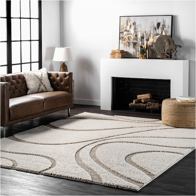 Lowes area Rugs 12 X 14 Nuloom Caroyln 12 X 15 Cream Indoor Abstract area Rug In the Rugs …
