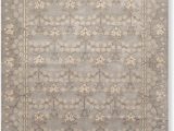 10 Foot Square area Rug 8 X 10 William Morris Handmade Wool oriental area Rug 8×10 Gray