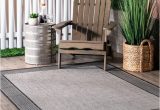 10 X 10 area Rugs Cheap Nuloom Gris 10 X 10 Gray Square Indoor/outdoor Border area Rug In …