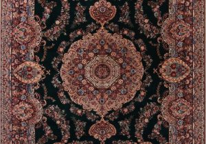 10 X 11 area Rug 8 10 X 11 8 Hand Knotted Emerald Green Aubusson oriental area Rug