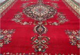 10 X 13 Wool area Rugs Hand Knotted Vintage Tabriz Wool area Rug 10×13 Ft