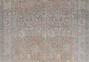 10 X 13 Wool area Rugs Muted Semi-antique Floral Traditional 10×13 area Rug Hand-knotted …
