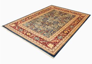 10 X 13 Wool area Rugs One-of-a-kind Hand-knotted New Age 10′ X 13’6″ Wool area Rug In Blue/red