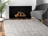 10 X 14 area Rugs Lowes Nuloom Kara 10 X 14 Gray Indoor solid area Rug In the Rugs …