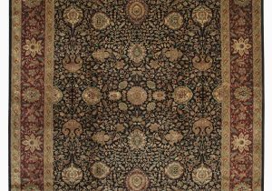 10 X 17 area Rugs One-of-a-kind Hand-knotted Rectangle 12′ 10″ X 17′ 0″ area Rug In Black