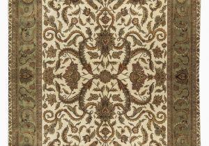 10 X 18 area Rug E Of A Kind Trinity Handwoven 12 1" X 18 9" Wool Brown Ivory area Rug