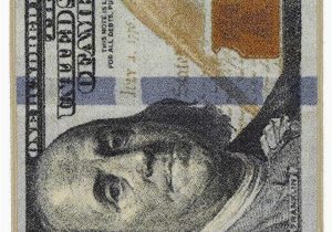 100 Dollar Bill area Rug the Money Rug – Ficial Money Rug