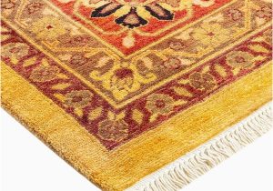 10×12 area Rug Home Depot solo Rugs Eclectic, One Of A Kind Contemporary Yellow 8′ 10″ X 12 …