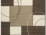 11 by 11 area Rug Casa Abstract 8 X 11 area Rug Cream and Taupe