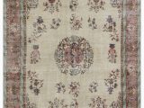 11 by 11 area Rug Turkish Vintage area Rug 6 9" X 9 11" 81 In X 119 In