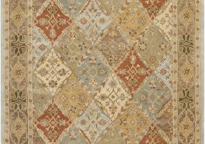 11 X 17 area Rugs Safavieh Heritage Collection Hg316c Handcrafted Traditional oriental Light Blue and Light Brown Wool area Rug 11 X 17
