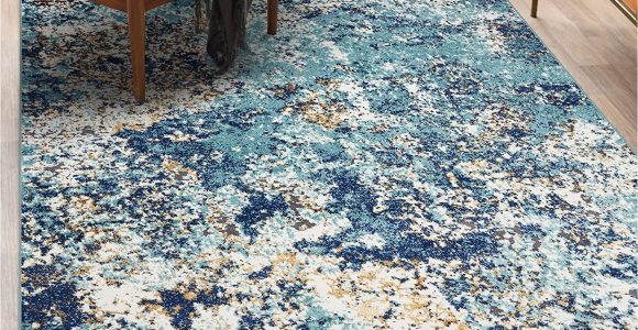 12 by 14 Foot area Rugs Persian Rugs 6490 Blue 2 X 3 Abstract Modern area Rug