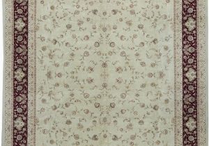 12 X 12 Square area Rug E Of A Kind Elegance Hand Knotted Red Beige 12 X 15 area Rug