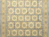 12 X 12 Square area Rug solo Rugs Khotan Hand Knotted area Rug In Hazelnut Wool 9 X 12 Ft