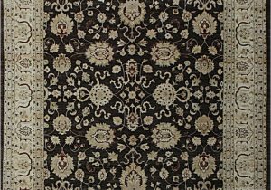 13 X 20 area Rugs 13×20 Hand Knotted Oushak Carpet Traditional Brown Fine Wool