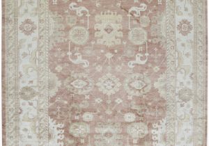 14 X 18 area Rugs E Of A Kind Demirji Oushak Hand Knotted White Brown 10 X 14 Wool area Rug