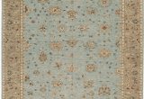 15 X 18 area Rug E Of A Kind Hand Knotted Light Blue Light Brown 12 2" X 15 6" Wool area Rug