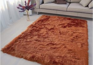 2 Inch Pile area Rug Glorious Collection 2 Inch Pile Large Shag area Rug orange