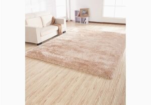 2 Inch Pile area Rug Shop 2 Inch Thickness Pile Hand Tufted solid Beige Shag