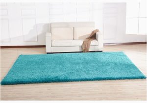 2 Inch Pile area Rug Shop 2 Inch Thickness Pile Hand Tufted solid Turquoise