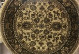 2 X 5 Bath Rug Round Elegant 5×5 Floral Green Sage Border Rug for the Home New Just In
