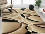 2 X 7 area Rug Persian area Rugs Beige Modern Abstract area Rug 2×7