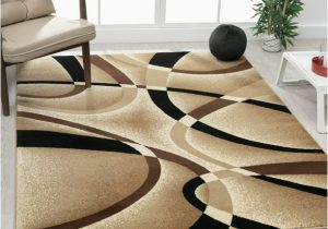 2 X 7 area Rug Persian area Rugs Beige Modern Abstract area Rug 2×7