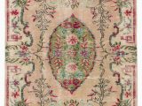 2 X 8 area Rugs Turkish Vintage area Rug 4 2" X 8 1" 50 In X 97 In