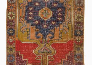 2 X 8 area Rugs Turkish Vintage area Rug 4 2" X 8 5" 50 In X 101 In