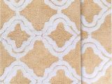 24 X 24 Bath Rug Chesapeake Merchandising Double Quatrefoil 2pc Straw Bath Rug Set 21"x 34" & 24"x40"