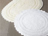 3 Foot Round Bathroom Rug Cobra Trading Crochet Border Bath Rugs & Matching Items