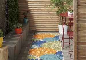 3 X 10 area Rug Nourison Aloha Indoor/outdoor Multicolor 2’3″ X 10′ area Rug, Tropical, Botanical, Easy Cleaning, Non Shedding, Bed Room, Living Room, Dining Room, …