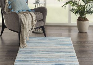 3 X 5 Blue Rug Nourison Jubilant Abstract Blue 3′ X 5′ area Rug, (3×5)