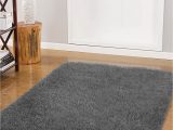 30 X 60 area Rugs Vista Living Claudia Shag area Rug 21 In X 57 In Charcoal