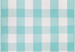 36 X 48 Bath Rug Farmhouse Buffalo Check Plaid Rug 36×48 Teal Colored Outdoor Rug Buffalo Plaid Front Door Mat Front Porch Rug