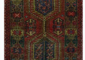36 X 60 area Rug E Of A Kind Lucious Hand Knotted 2010s Maroon Green Gray 3 6" X 12 11" Runner Wool area Rug