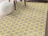 36 X 60 area Rug Hand Woven Jute Hemp Cotton Hexagon 3 X5 area Rug Indoor Outdoor Throw Runner Bedroom Entryway Kitchen 36"x60" Yellow