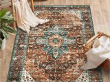 3×5 area Rugs On Sale Moynesa Ultra-thin Washable Vintage area Rug – 3×5 Persian Non-slip Entryway Rug oriental Medallion Living Room Rug Entrance Mat Carpet for Kitchen …