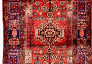 3×5 area Rugs On Sale Persian Hamadan 3×5 Red Blue Wool area Rug – oriental Rug Mart Inc