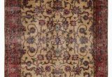 4 by 5 area Rugs Turkish Vintage area Rug 4 5" X 8 6" 53 In X 102 In