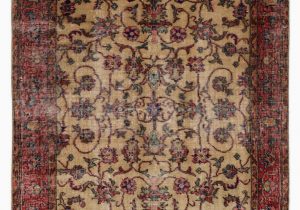 4 by 5 area Rugs Turkish Vintage area Rug 4 5" X 8 6" 53 In X 102 In