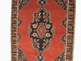 4 by 6 Foot area Rugs Vintage Medallion Red Rug 4 X 6 Ft