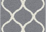 4 X 5 Bathroom Rugs Maples Rugs Rebecca Contemporary Runner Rug Non Slip Hallway Entry Carpet [made In Usa] 1 9" X 5 Grey White