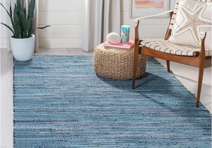 4 X 6 area Rugs Blue Safavieh Rag Rug Collection 4′ X 6′ Blue/multi Rar127b Handmade Boho Stripe Cotton area Rug