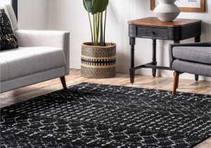 4 X 6 area Rugs Near Me Nuloom Bodrum 4 X 6 Black and White Indoor Geometric area Rug