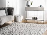 4 X 6 Gray area Rug Nuloom Print Leopard area Rug, 4′ X 6′, Gray