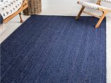 4 X 6 Navy Blue Rug Navy Blue 4 X 6 Braided Jute Rug